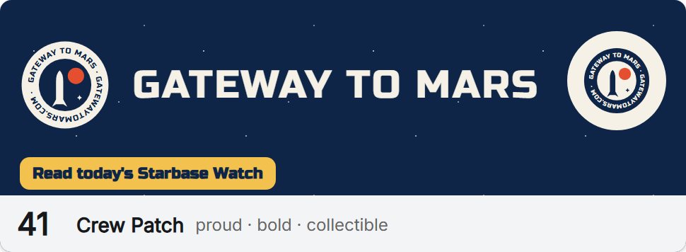 Style 41, Crew Patch: logo, profile photo and a sample button