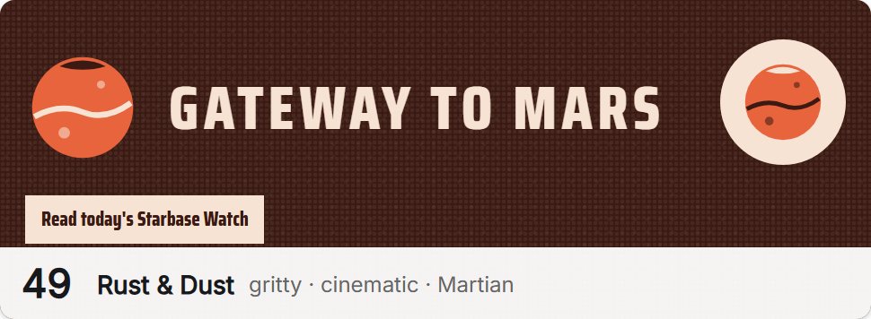 Style 49, Rust & Dust: logo, profile photo and a sample button